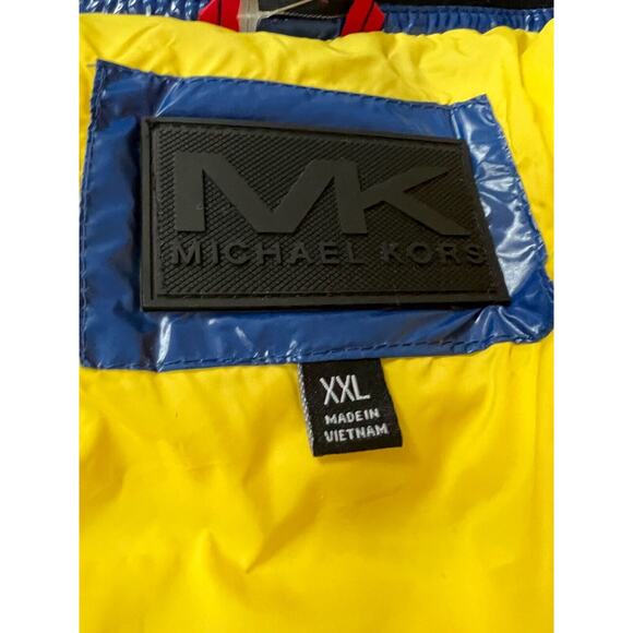 Michael Kors Men's True Blue Puffy Quilted Insulated Puffer Jacket Size 2XL $398 - Picture 9 of 10